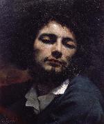 Gustave Courbet Self-Portrait painting